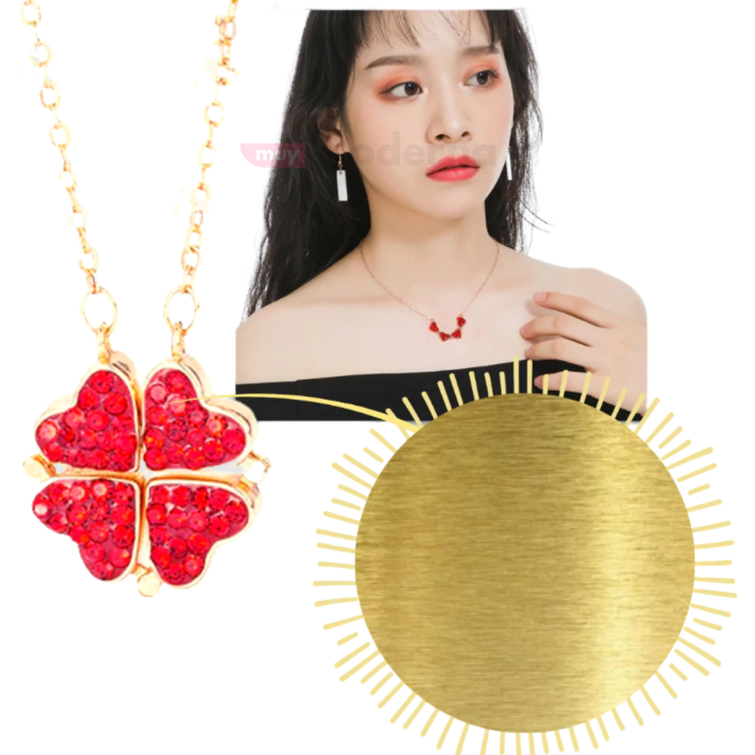 Collar Trebol de Corazones