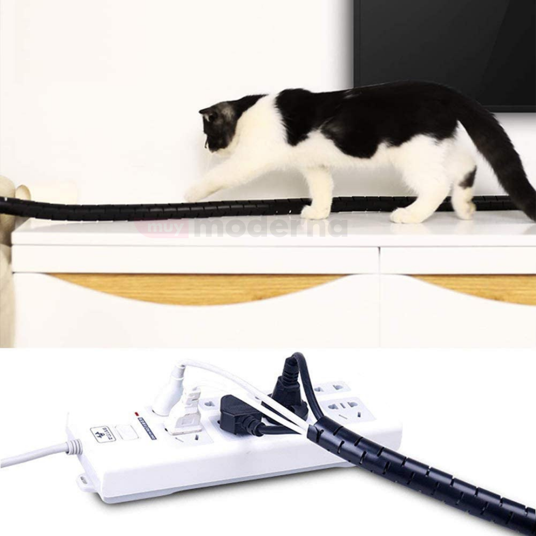 Espiral Organizador y Protector de Cables