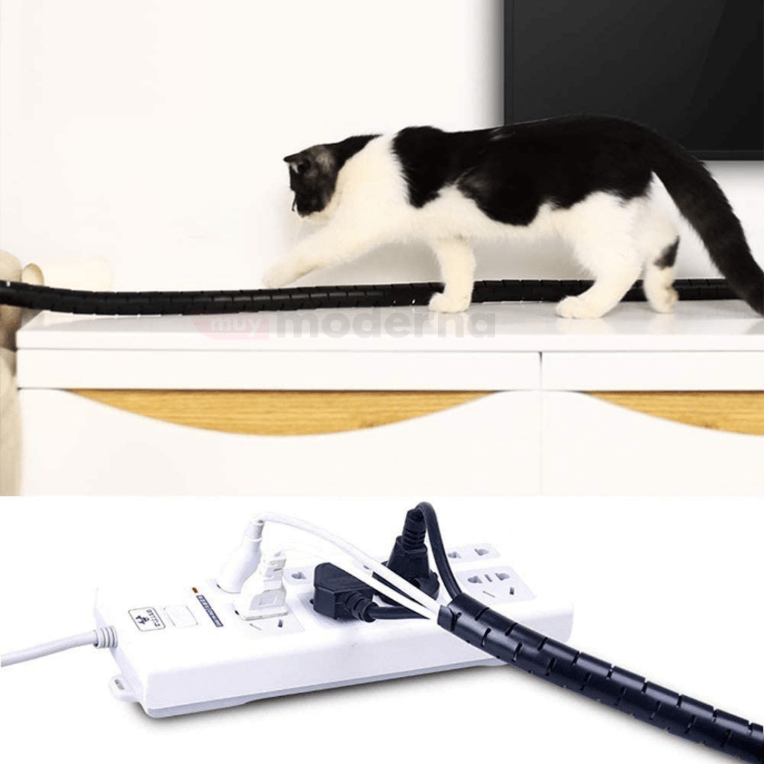 Espiral Organizador y Protector de Cables - Muy Moderna Uruguay