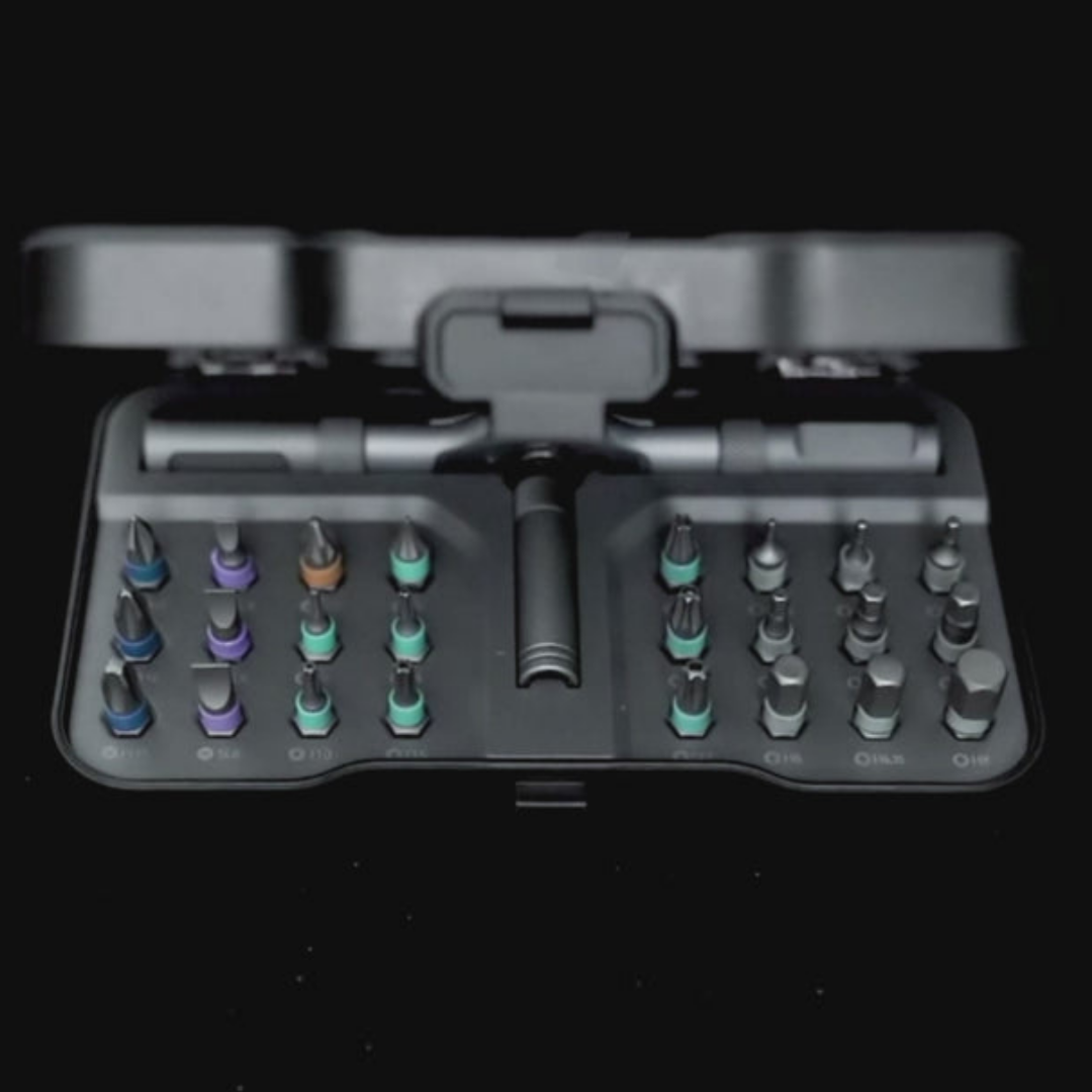 Juego De 24 Puntas Magnéticas Con Destornillador