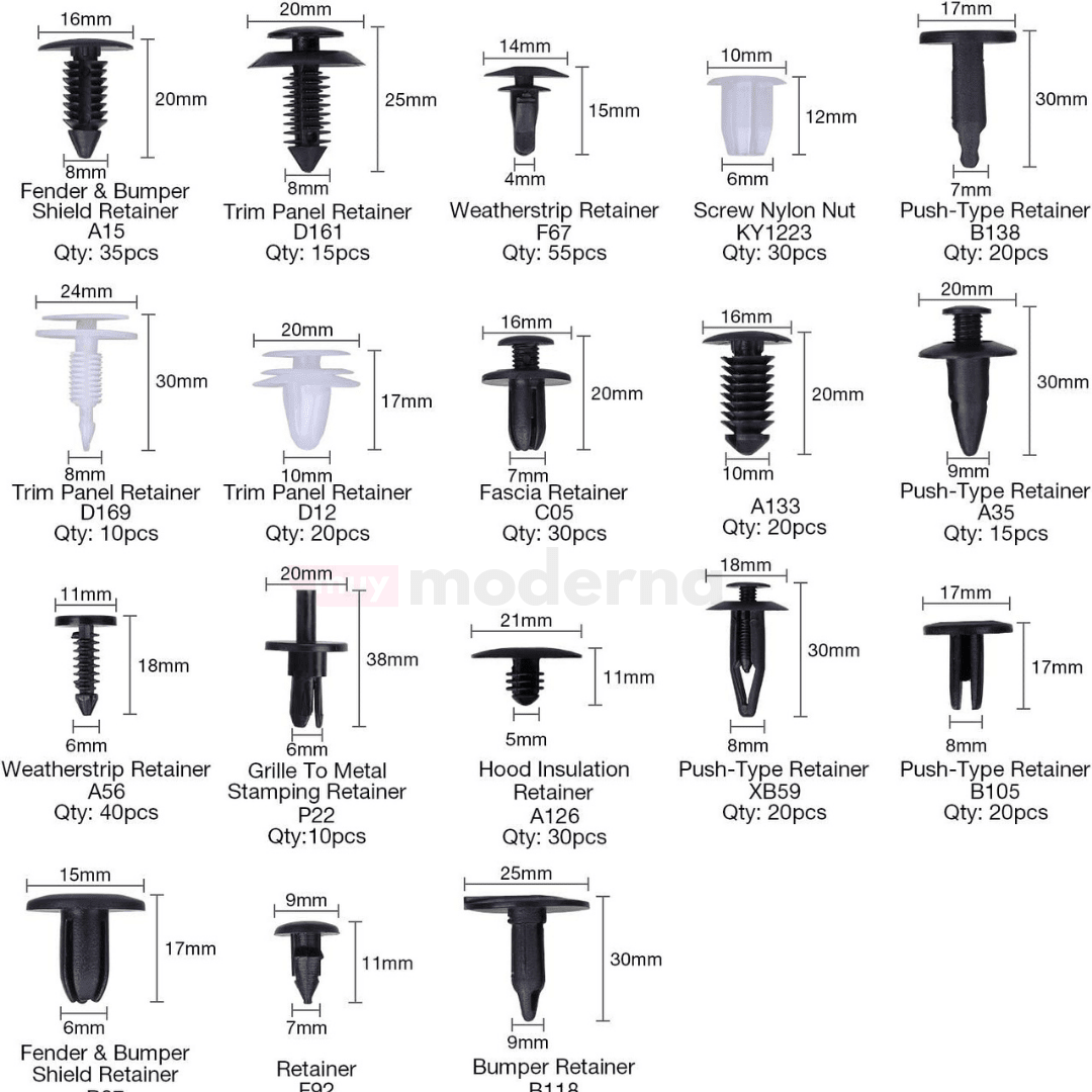 Set de Remaches de Reparación (415 Piezas) - Muy Moderna Uruguay