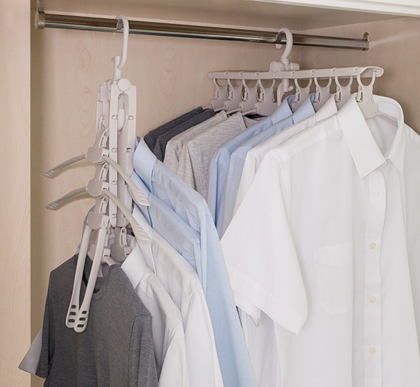 Percha 8 en 1 ¡Más espacio en tu armario!