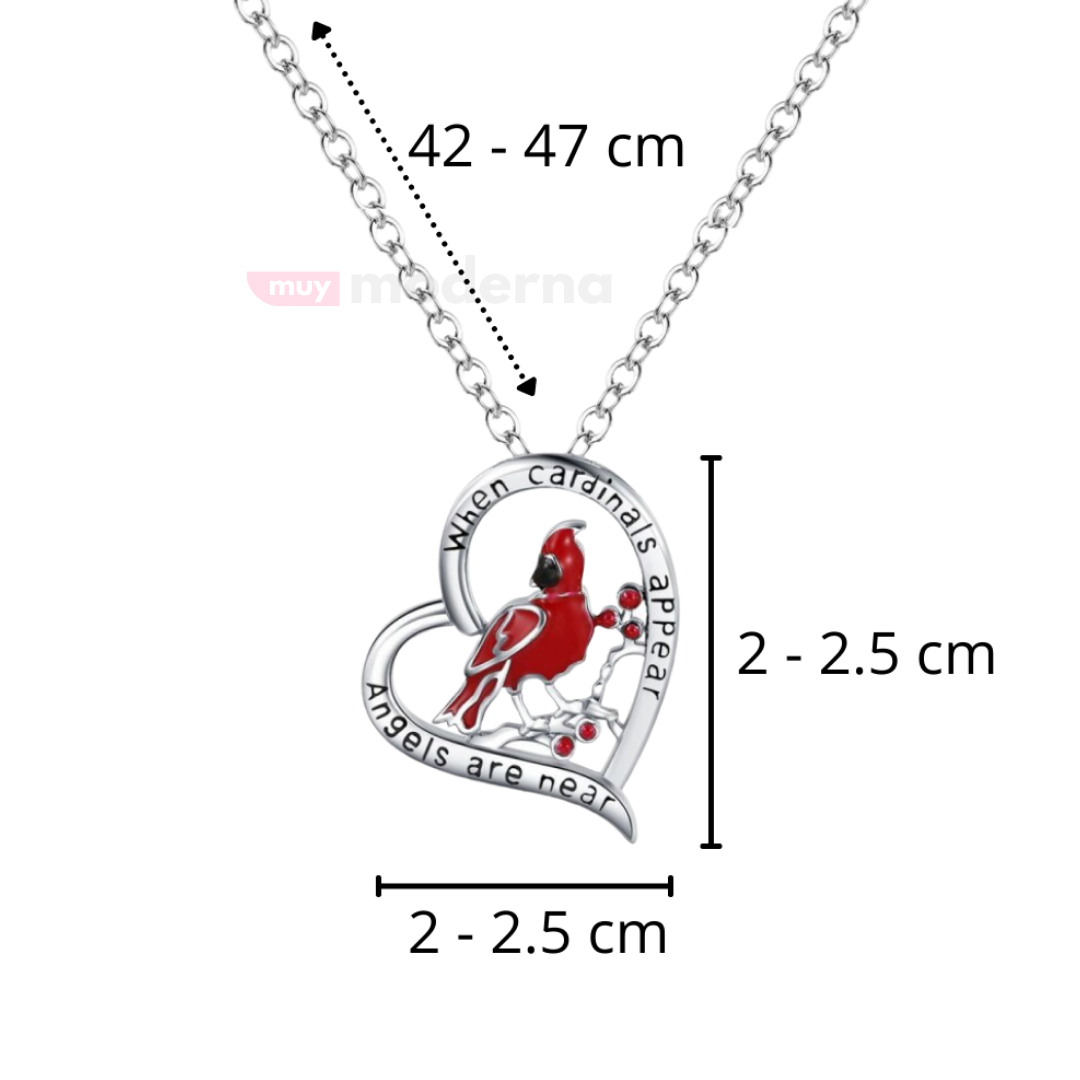 Collar Corazon de Cardenal