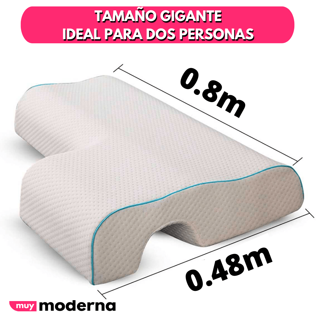 Almohada Gigante para 2 personas - 80cm x 48cm x 11cm
