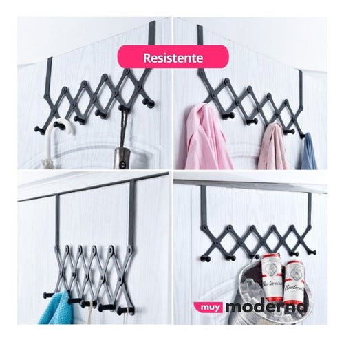 Perchero Extensible Para Colgar en Puertas - Muy Moderna Uruguay