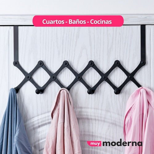 Perchero Extensible Para Colgar en Puertas - Muy Moderna Uruguay