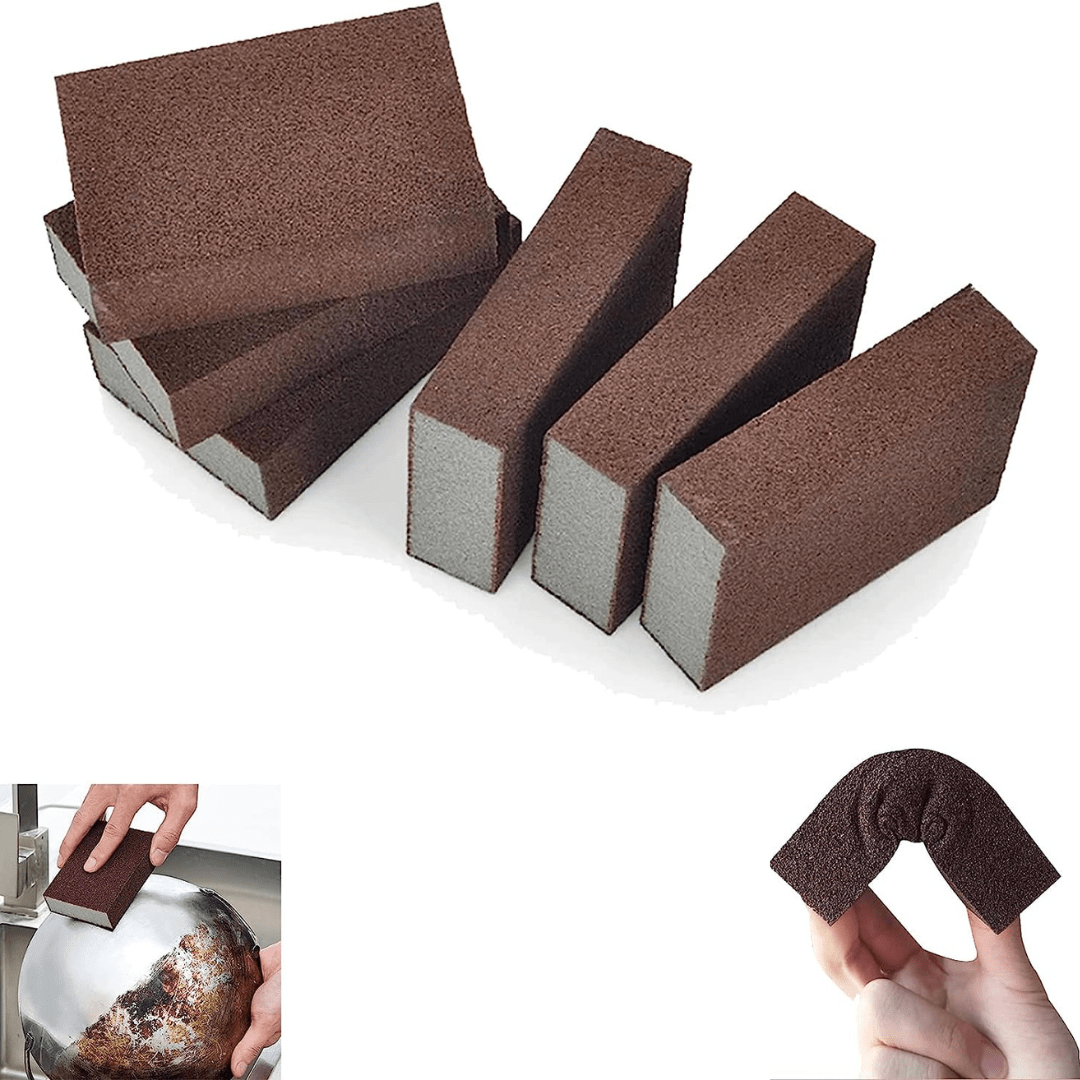 Pack x3 Esponjas De Limpieza con Esmeril Para Desincrustar Ollas - Muy Moderna Uruguay