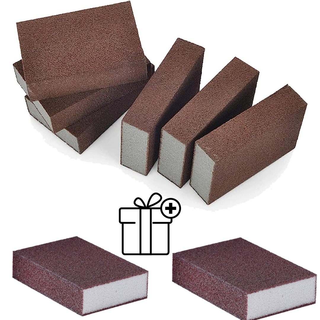 Pack x3 Esponjas De Limpieza con Esmeril Para Desincrustar Ollas