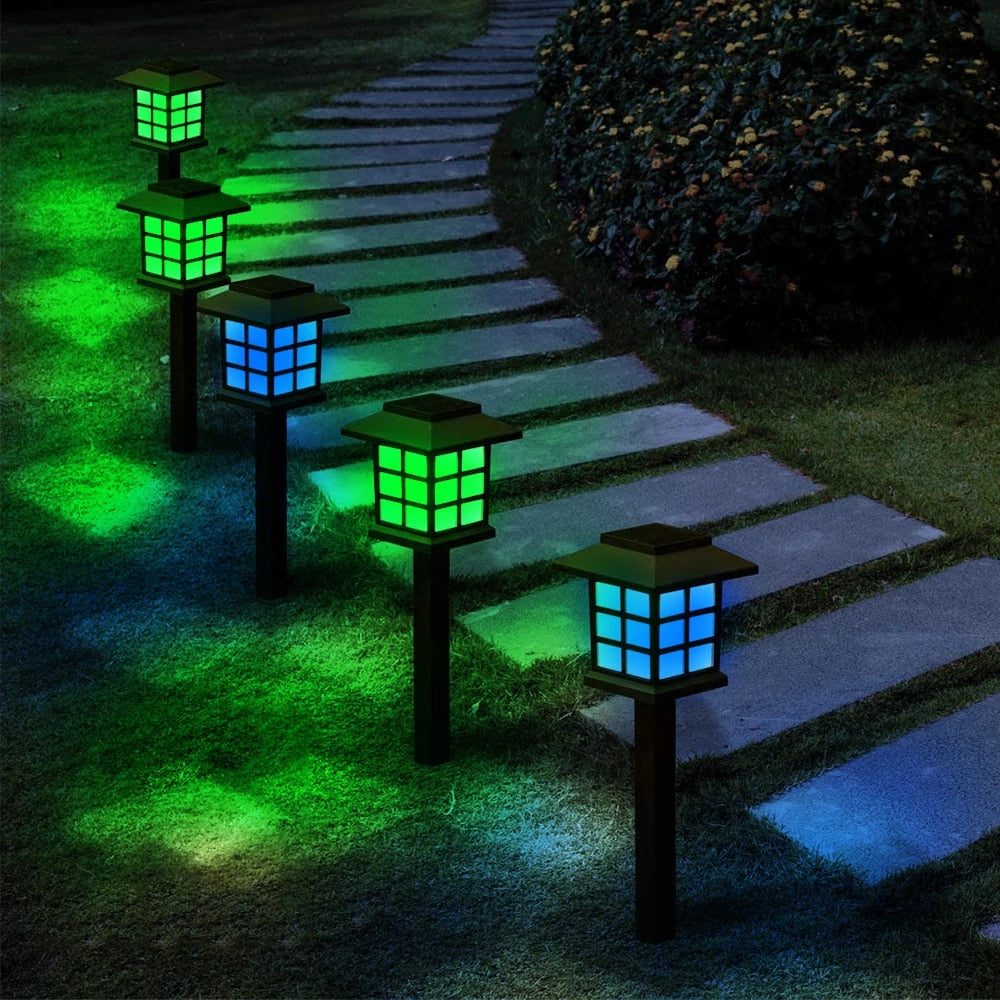 Faroles Solar LED para Jardìn (2 Unidades)