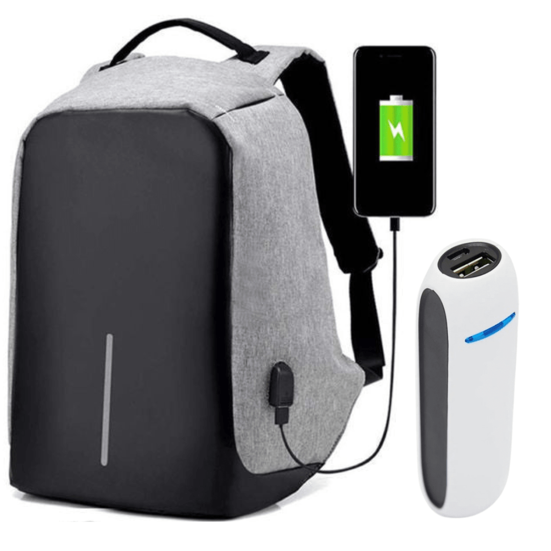 Mochila SafeBag Anti - Robo con Puerto USB - Muy Moderna Uruguay