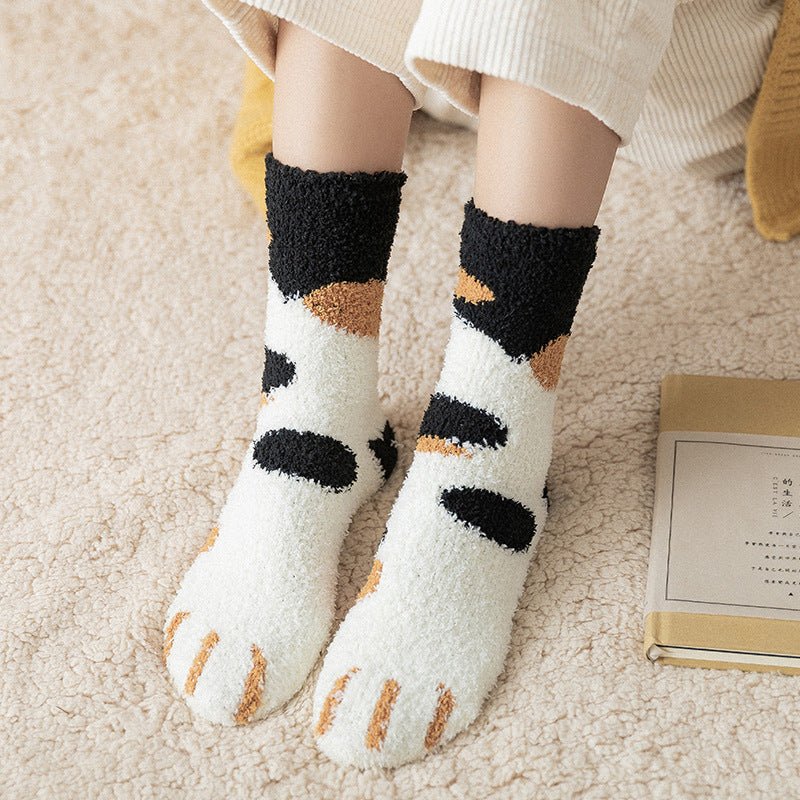 5 Pares de Medias de Invierno estilo Patitas de Gato - Muy Moderna Uruguay