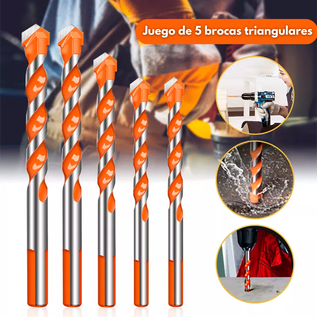 Juego De 5 Brocas De Perforación Multiplematerial