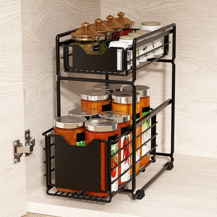 Organizador de Cocina y Baño - ¡Con canastos deslizantes!