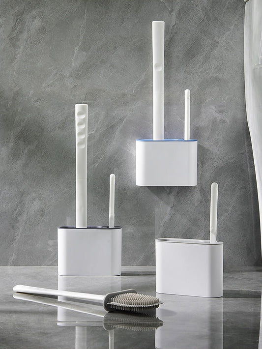 Cepillo de Silicona para Baño con Soporte - Muy Moderna Uruguay