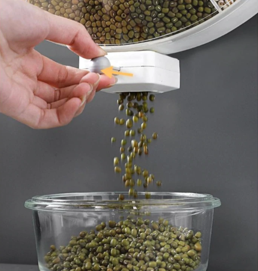Dispensador de Cereales Giratorio