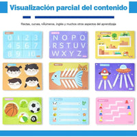 Libro Montessori De Escritura Y Dibujo 64 Páginas