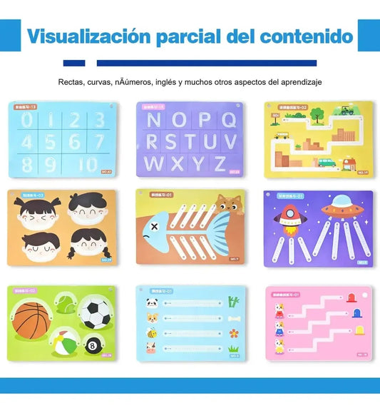 Libro Montessori De Escritura Y Dibujo 64 Páginas
