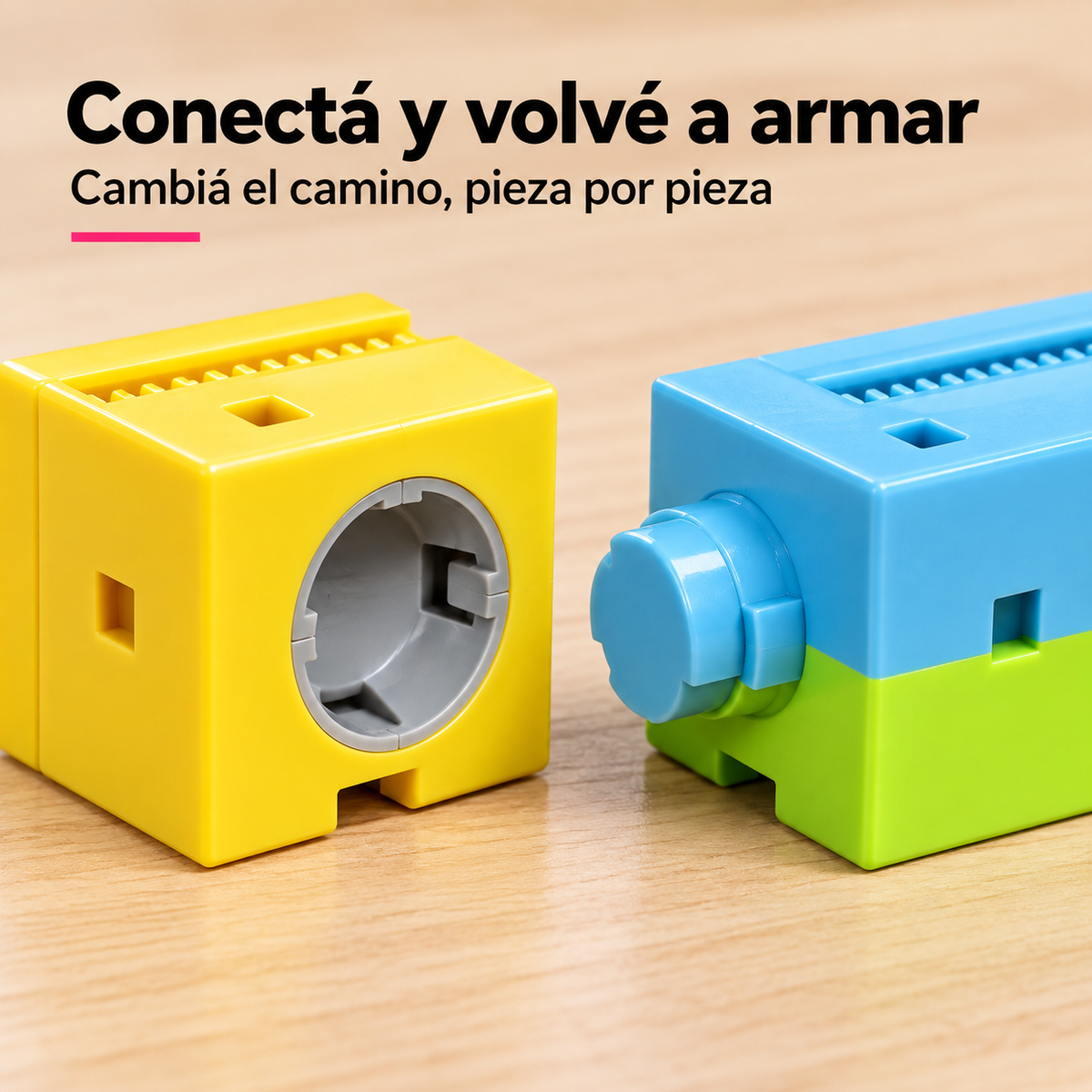 Pista 3D Eléctrica Armable de 121 Piezas con 2 Vehículos