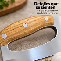 Cuchillo Chef Ergonómico TATSU Kuma con Funda de Cuero