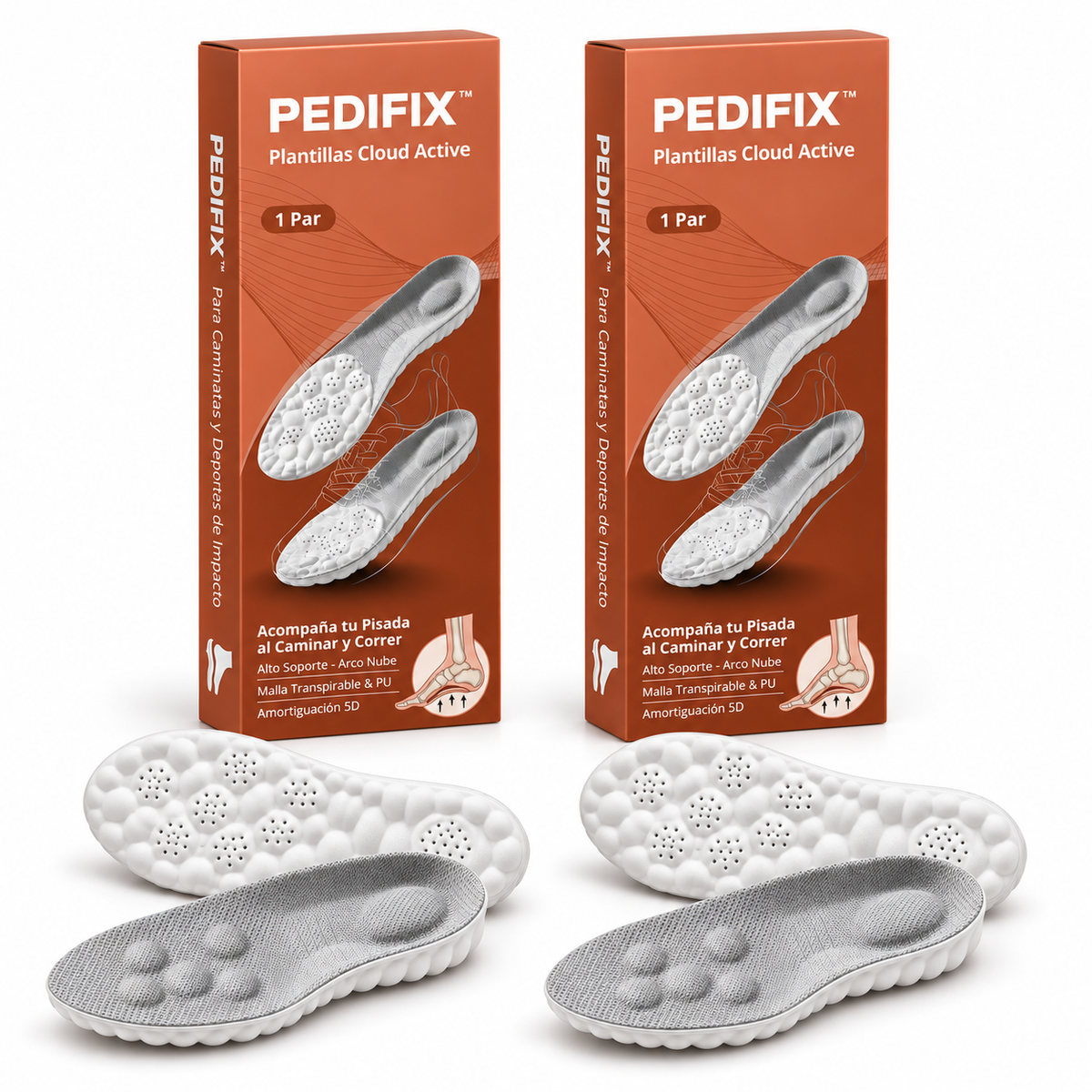 Plantillas Ortopédicas Pedifix Cloud Active