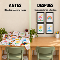 Pack x4 Marcos para Dibujos Infantiles