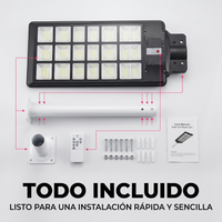 Foco Solar Led 1000w Exterior Alumbrado C/Remoto - Ecoinnova