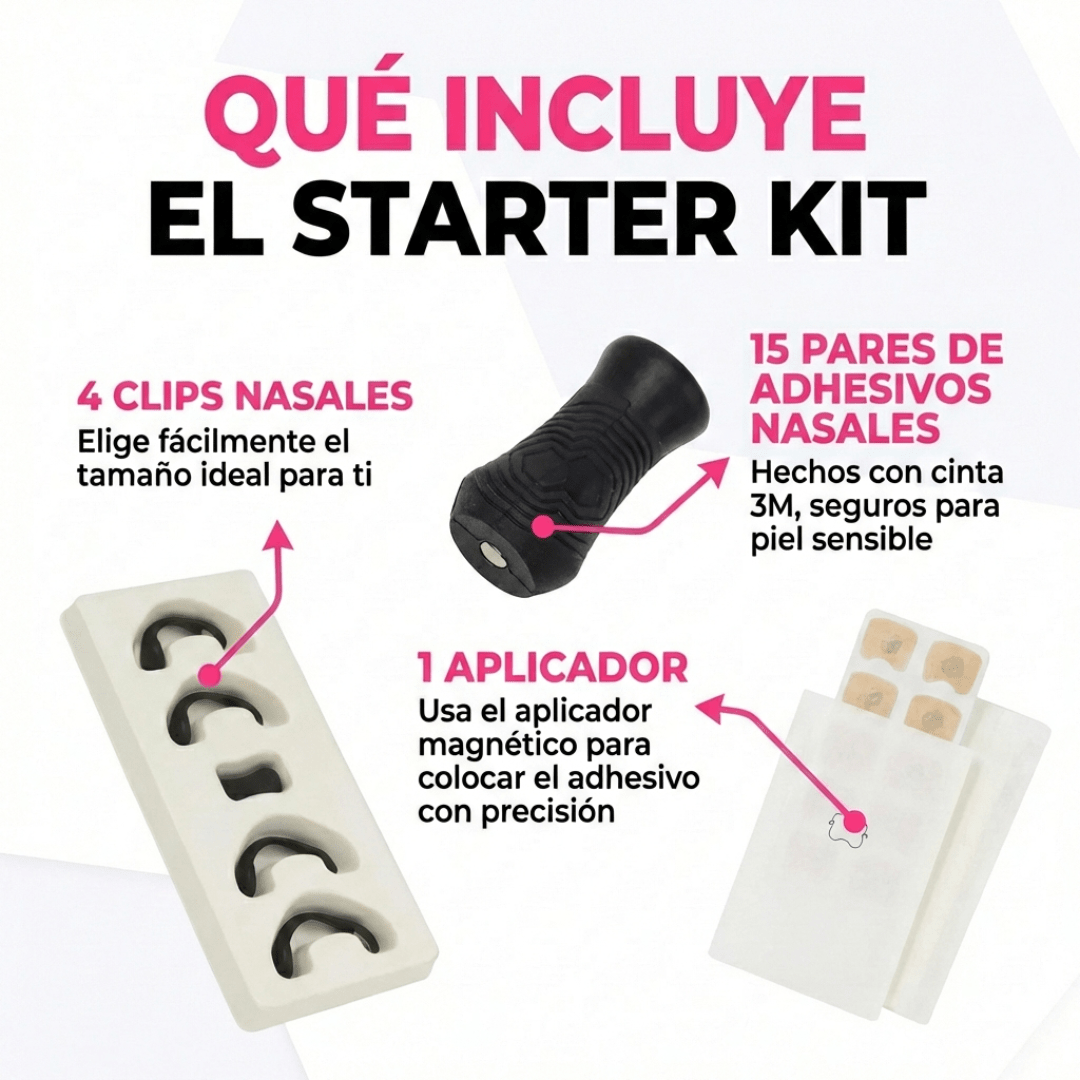 Kit Dilatador Nasal Antironquidos para Dormir - Muy Moderna Uruguay