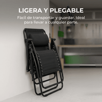 Reposera Reclinable Gravedad Cero Plegable - Muy Moderna Uruguay