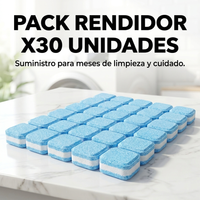 Tabletas Limpiadoras para Lavadora x30 Concentradas