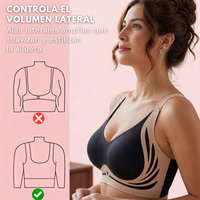 Corpiño Push Up Sin Costuras y Sin Aro — Efecto Levanta Busto
