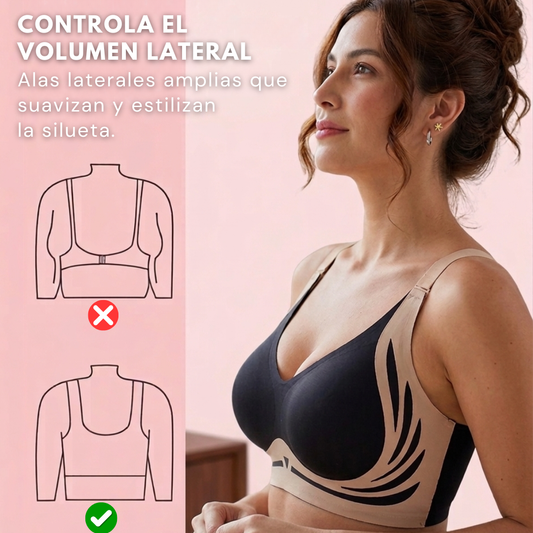 Corpiño Push Up Sin Costuras y Sin Aro — Efecto Levanta Busto