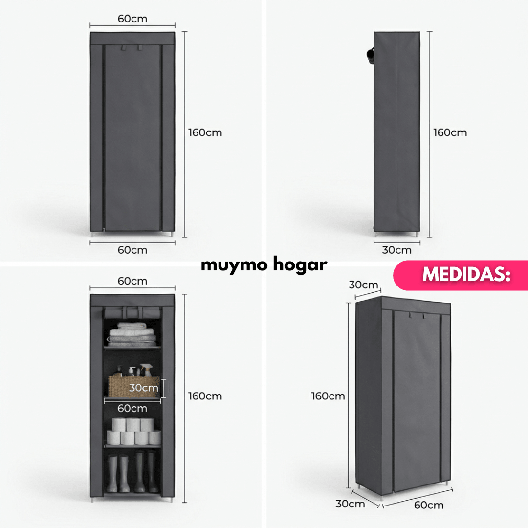 Armario Organizador Con Tela No Tejida - muymo hogar - Muy Moderna Uruguay