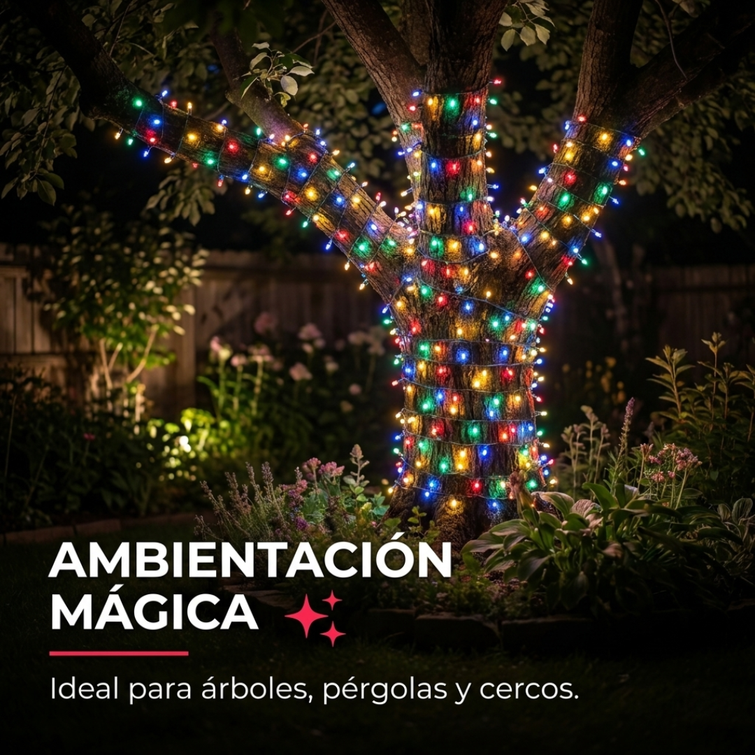 Guirnalda Solar Led Fairy 12m - Ecoinnova