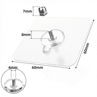 Pack x6 Adhesivos con Tornillo Sin Perforación Para Cocina Y Baño - Muy Moderna Uruguay