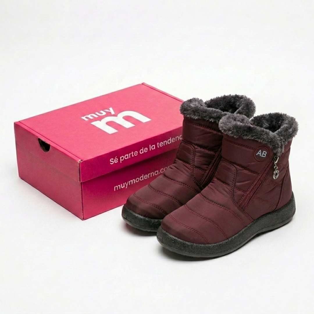 Botas Impermeables de Invierno Interior de Corderito