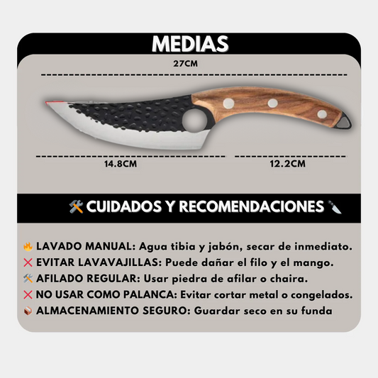 Cuchillo Japonés TATSU™ modelo Taiko con Funda
