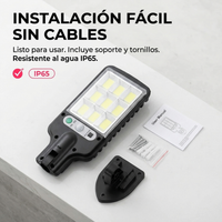 Foco Solar LED Alta potencia para Exterior -Ecoinnova