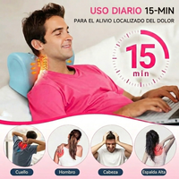 Masajeador Cervical Electroestimulación Calor y Vibración 4 en 1