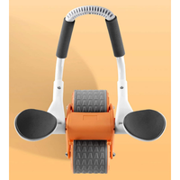 Rueda Abdominal Con Rebote Automático Y Temporizador Digital