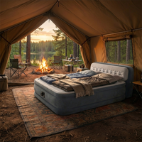 Colchón AutoInflable 2 Plazas Con Respaldo