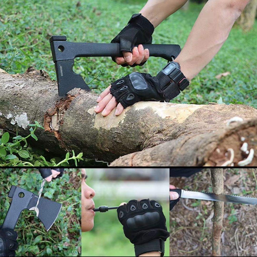 Hacha Táctica con Cuchillo OSMENER