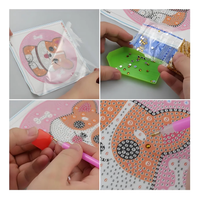 Kit Diamond Painting Niños Pintura Con Diamantes 36 Stickers