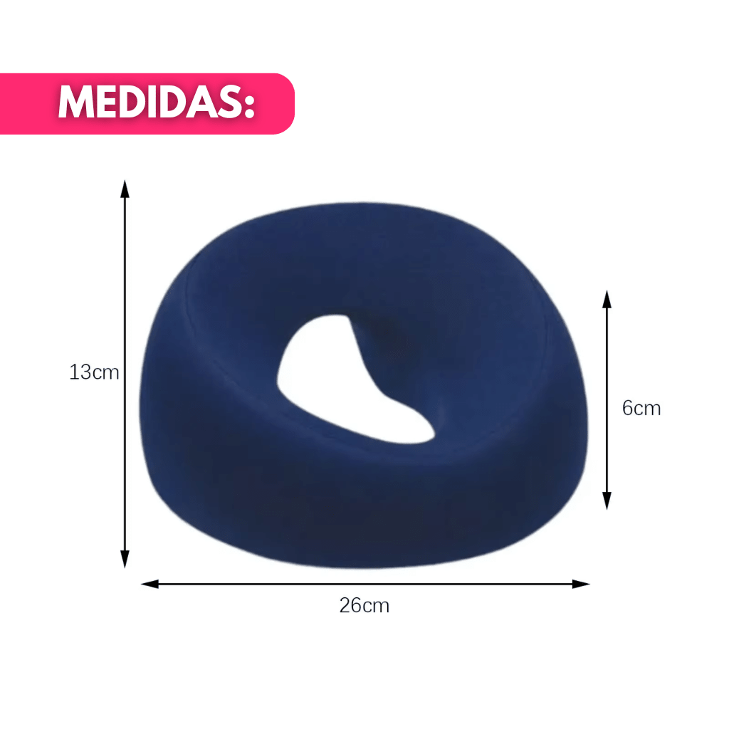 Almohada Viscoelástica De Apoyo Boca Abajo para Masajes - Muy Moderna Uruguay