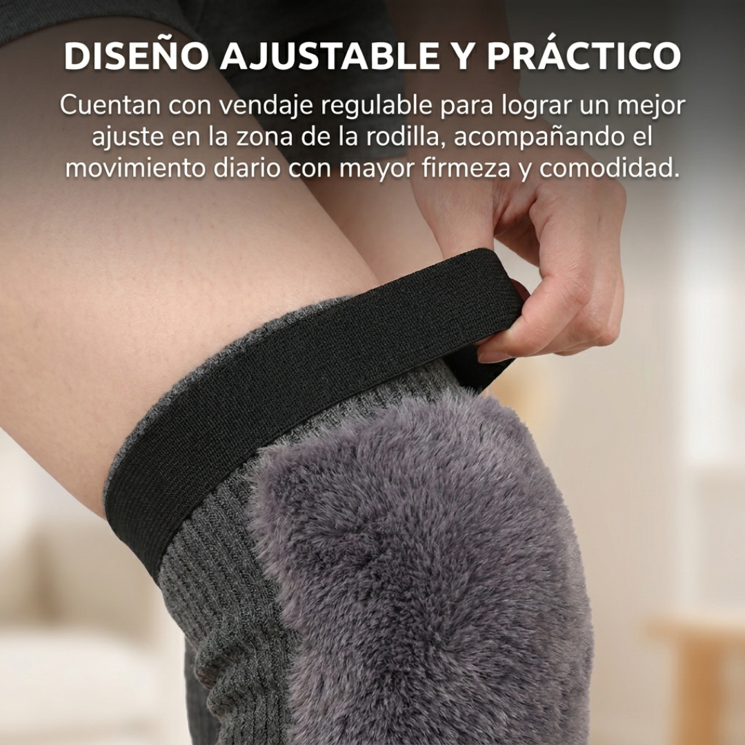 Rodilleras Abrigadas Térmicas Largas para Invierno