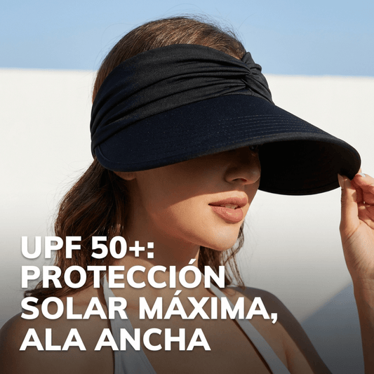 Gorro de Sol Visera Ancha Para Mujer Con Protección UV - Muy Moderna Uruguay