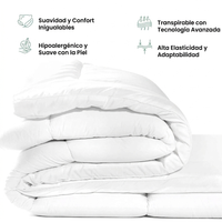 Cubre Colchón Topper Pillow 2 Plazas 150x200cm 10cm Extra Confort