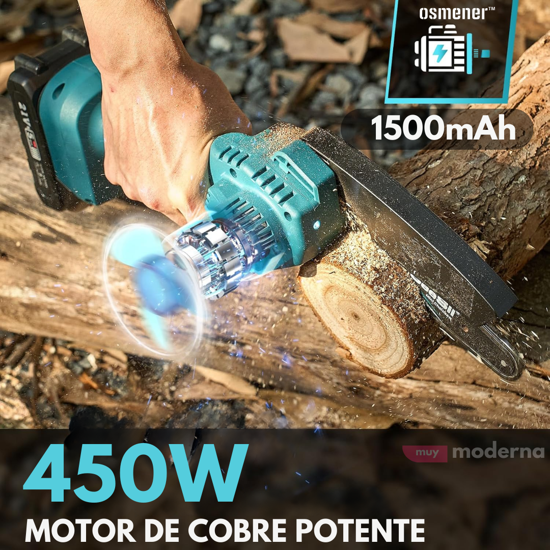 Mini Motosierra con Dos Baterías Osmener™