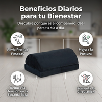 Reposapiés Ergonómico Espuma Memory Escritorio Oficina Suave