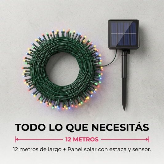 Guirnalda Solar Led Fairy 12m - Ecoinnova