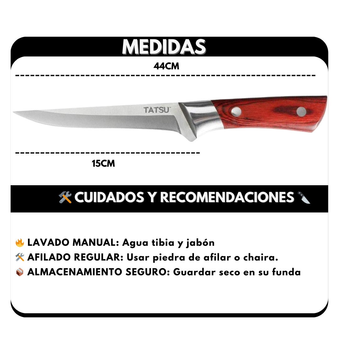 Cuchillo Largo de Cocina TATSU